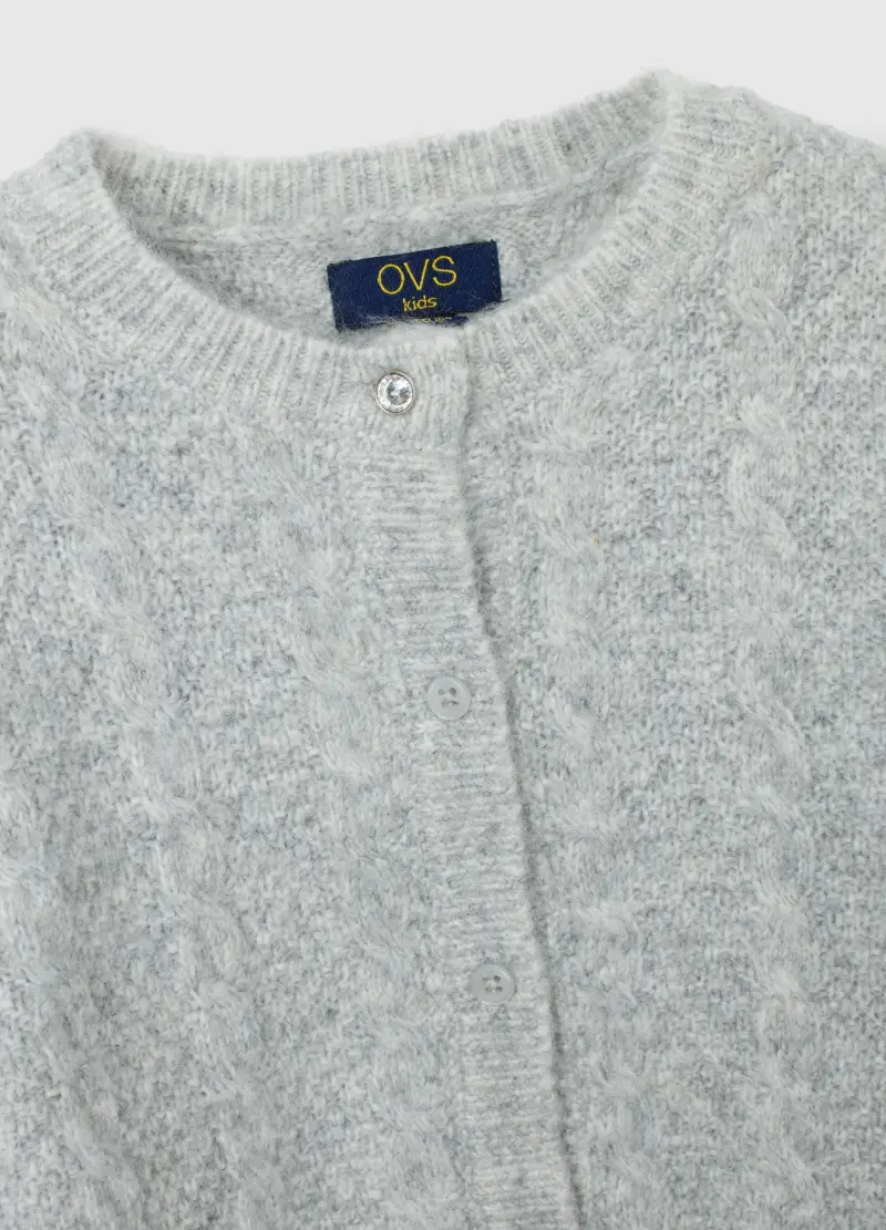 OVS KIDS Cardigan Bambina Grigio 3004934 miniatura 3