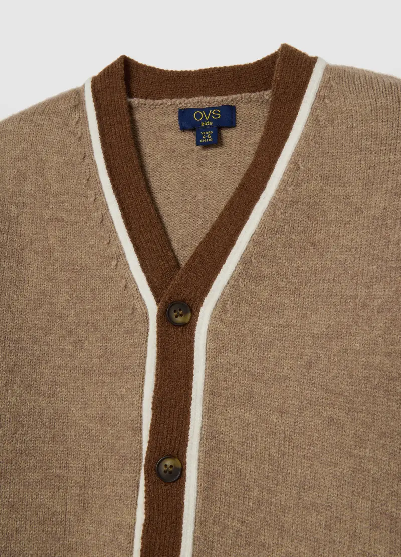 OVS KIDS Cardigan Bambino Marrone 4307294 miniatura 3