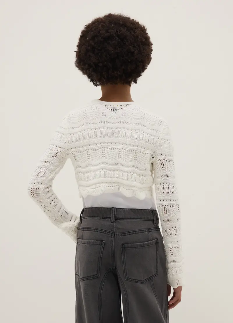 OVS KIDS Cardigan Ragazza Bianco 4330003 miniatura 2