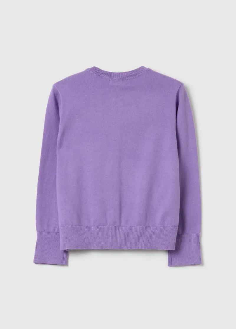 OVS KIDS Cardigan Bambina Viola 3245083 miniatura 2