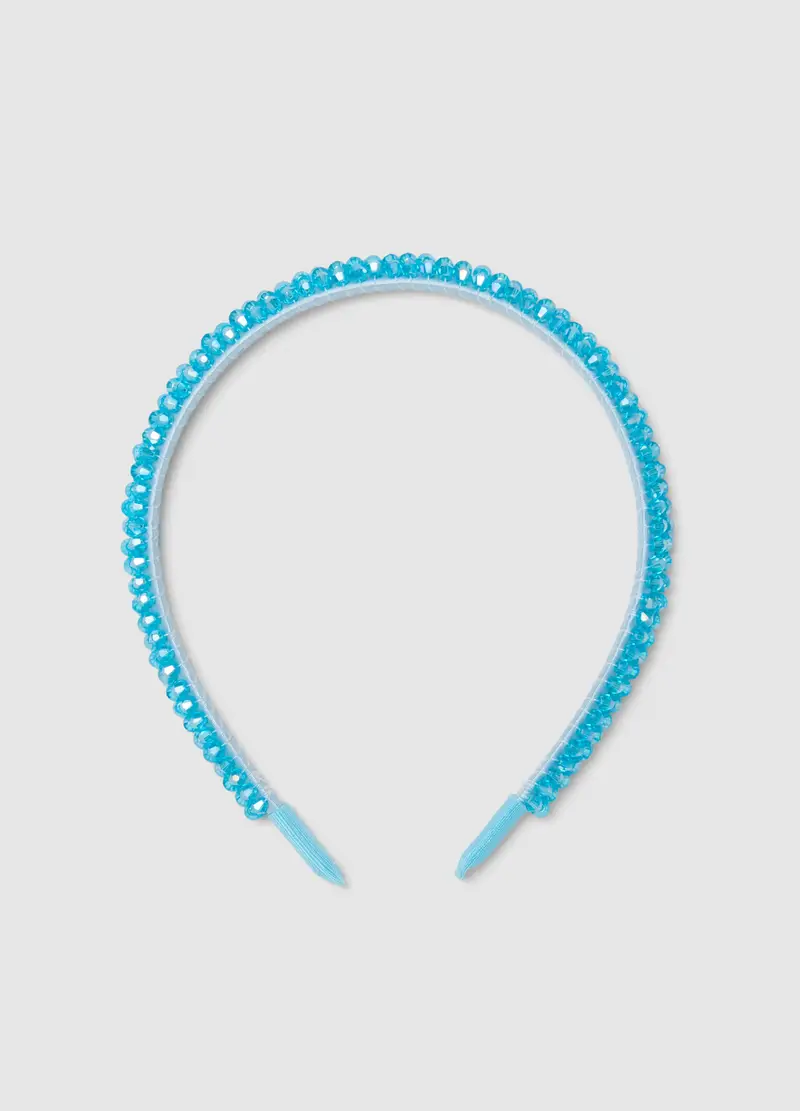 Cerchietto Per Capelli Azzurro Da Bambina, Azzurro