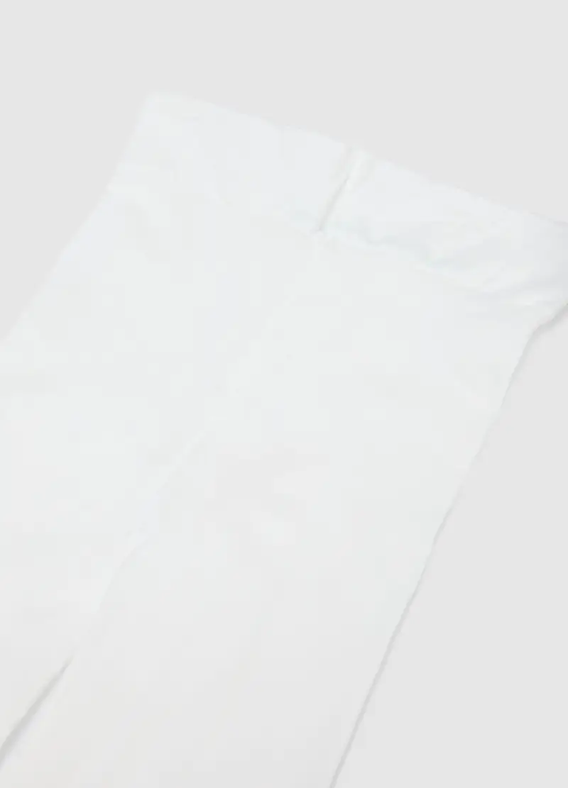 Collant Bianchi Da Bambina, Bianco miniatura 3