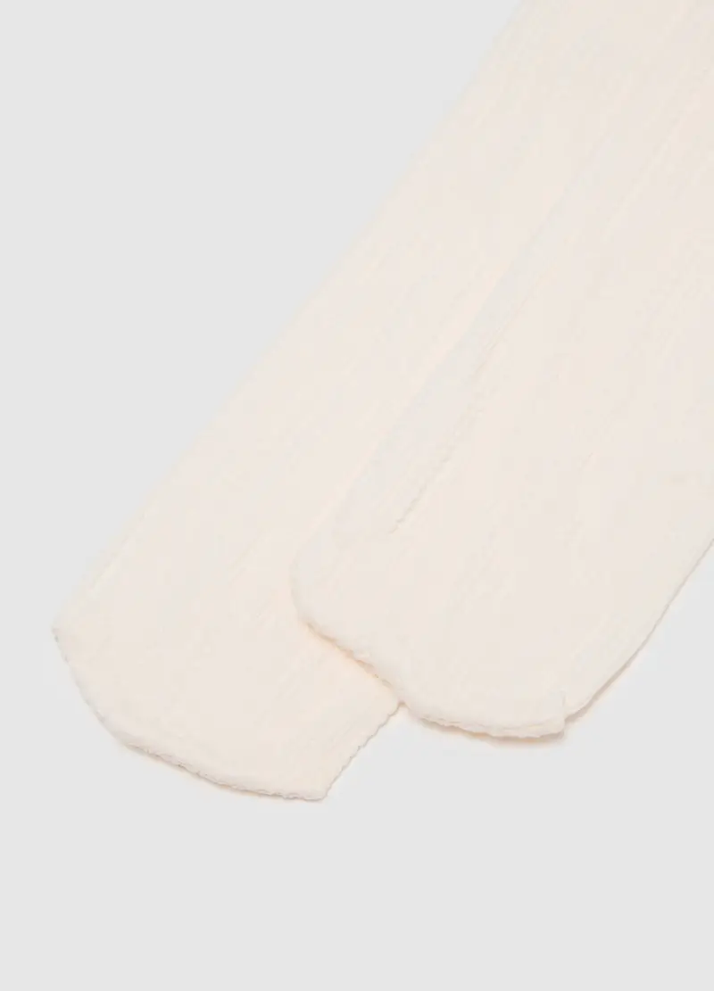 Collant Da Bambina Bianchi, Bianco miniatura 2