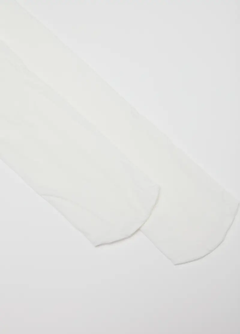 Collant Da Bambina Bianchi, Bianco miniatura 2