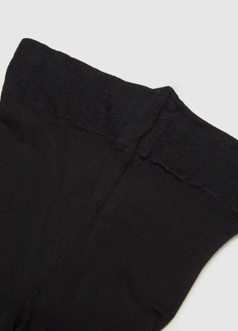 Collant Da Bambina Neri, Nero miniatura 3