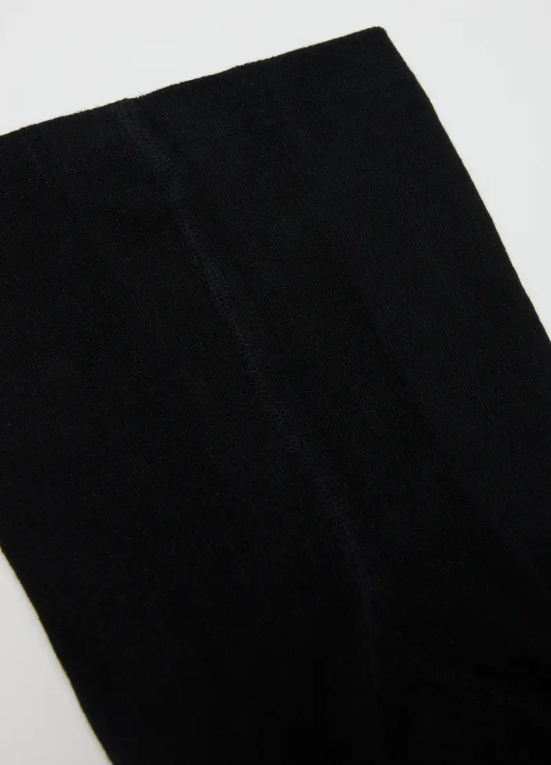 Collant Da Ragazza Neri Elasticizzati, Bambina, Nero miniatura 3