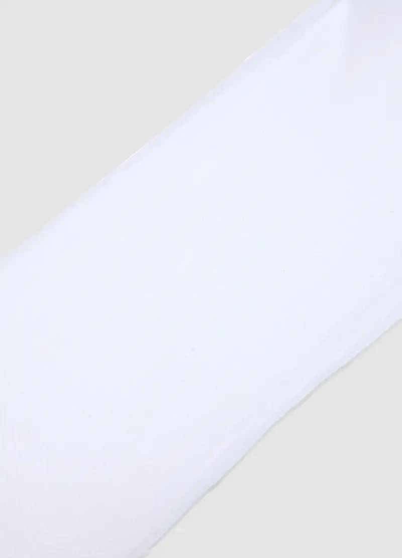 Collant Elasticizzati Bianchi Comodi Da Bambina, Bianco miniatura 3