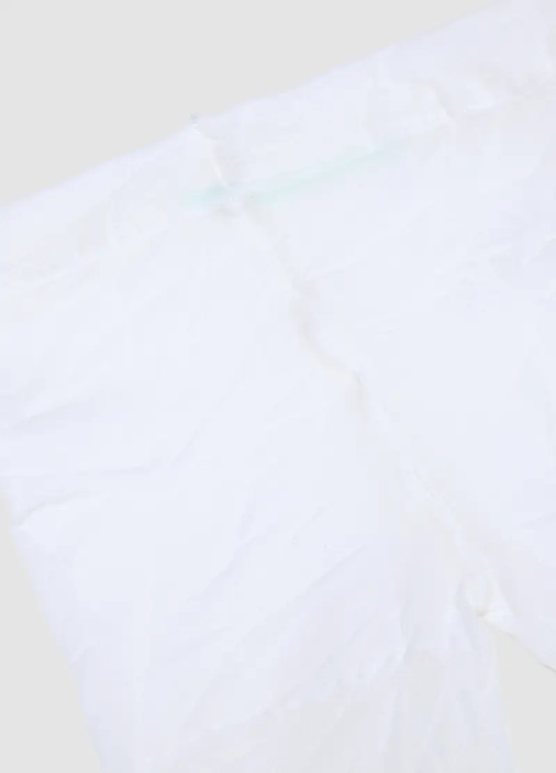 Collant Elasticizzati Bianchi Comodi Da Bambina Con Margherite, Bianco miniatura 2