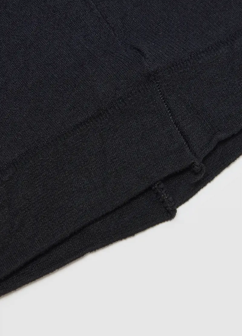 Collant Neri Con Glitter Da Bambina In Tessuto Elasticizzato, Nero miniatura 3