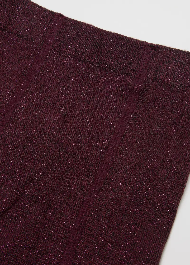 Collant Viola Per Bambina, Rosso miniatura 3