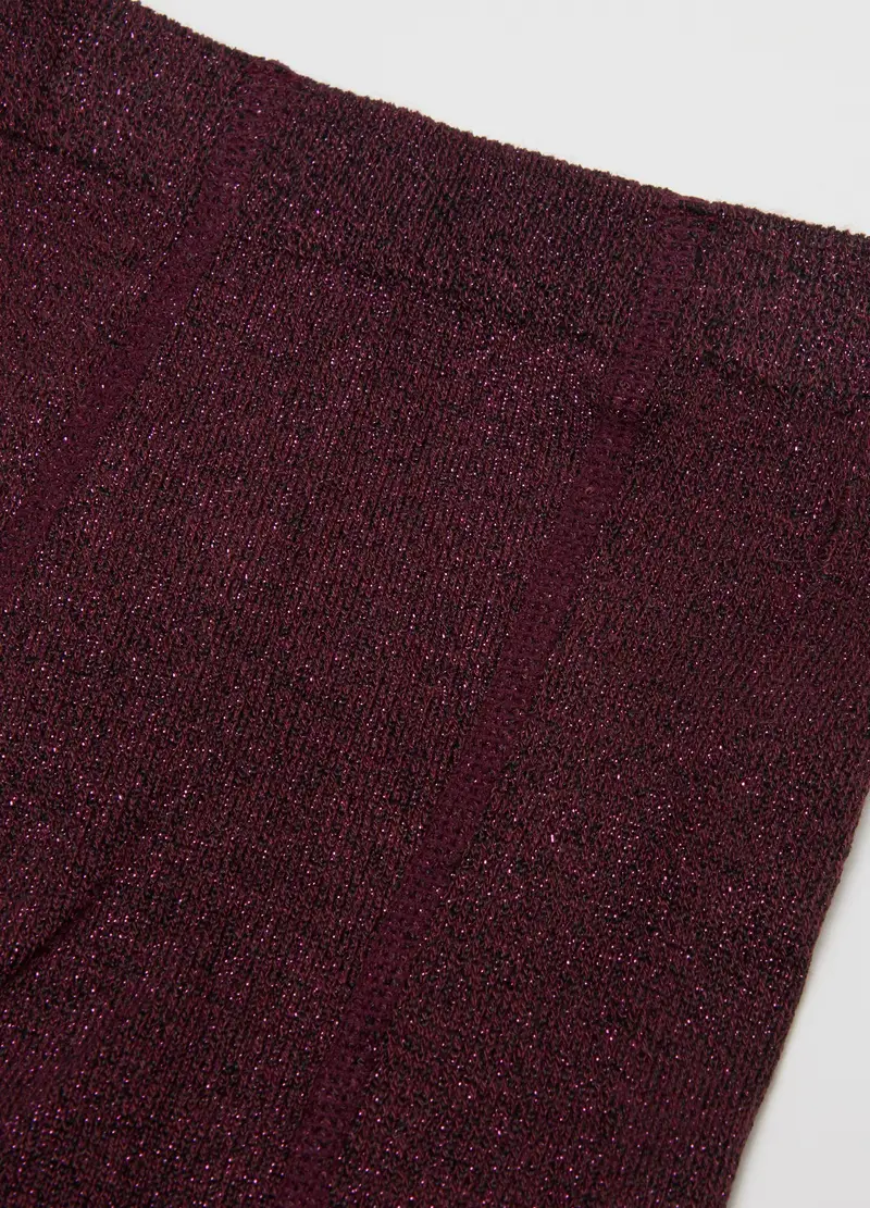 Collant Viola Per Bambina, Rosso miniatura 3