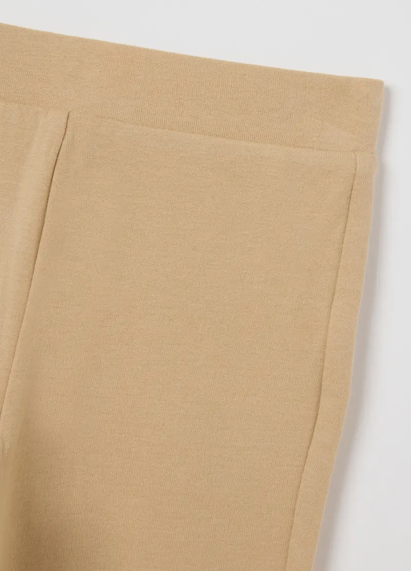 Completo Bianco E Beige Jogging Con Unicorno, Bambina, Beige miniatura 3