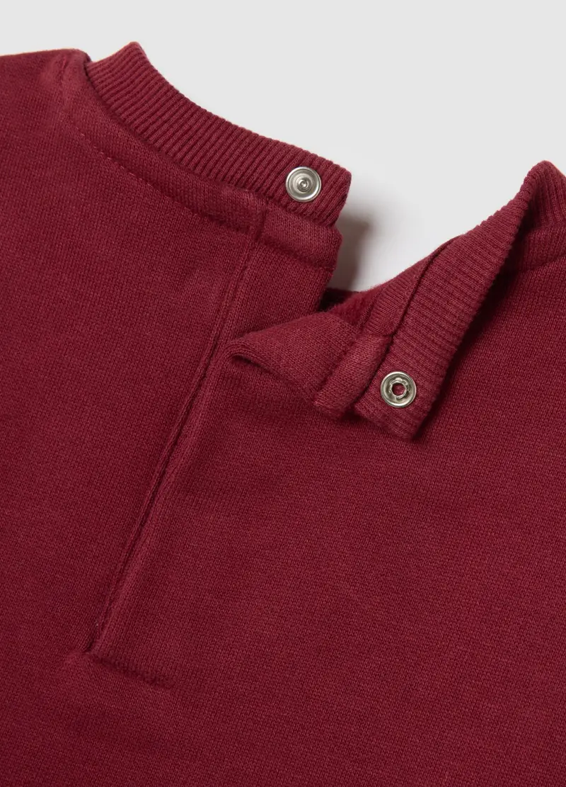 Completo Da Bambino In Puro Cotone Rosso Regular Fit, Rosso miniatura 3