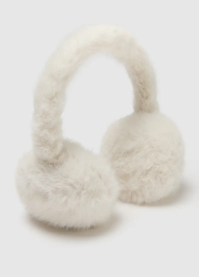 Cuffie Da Bambina Bianche, Bianco miniatura 3