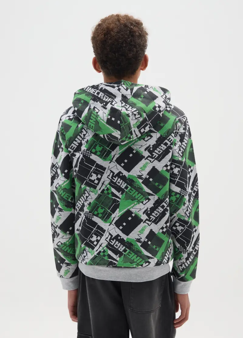 Ovs Kids Felpa Con Cappuccio Da Bambino In Misto Cotone Multicolor miniatura 2