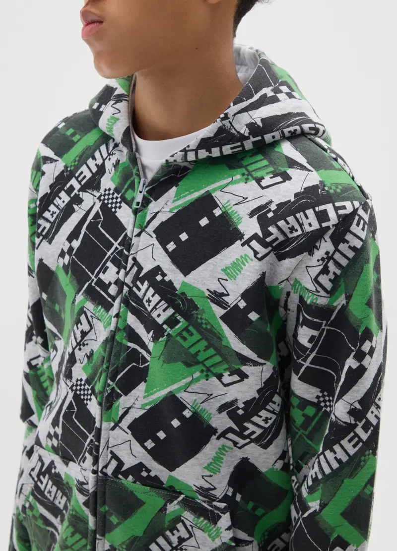 Ovs Kids Felpa Con Cappuccio Da Bambino In Misto Cotone Multicolor miniatura 3