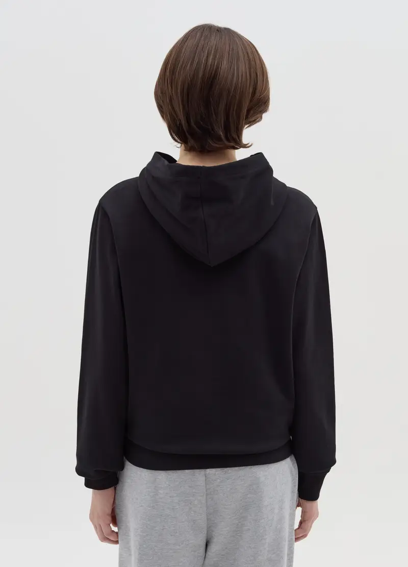 Felpa Con Cappuccio Stampa "underground Tribe", Bambino, Nero miniatura 3