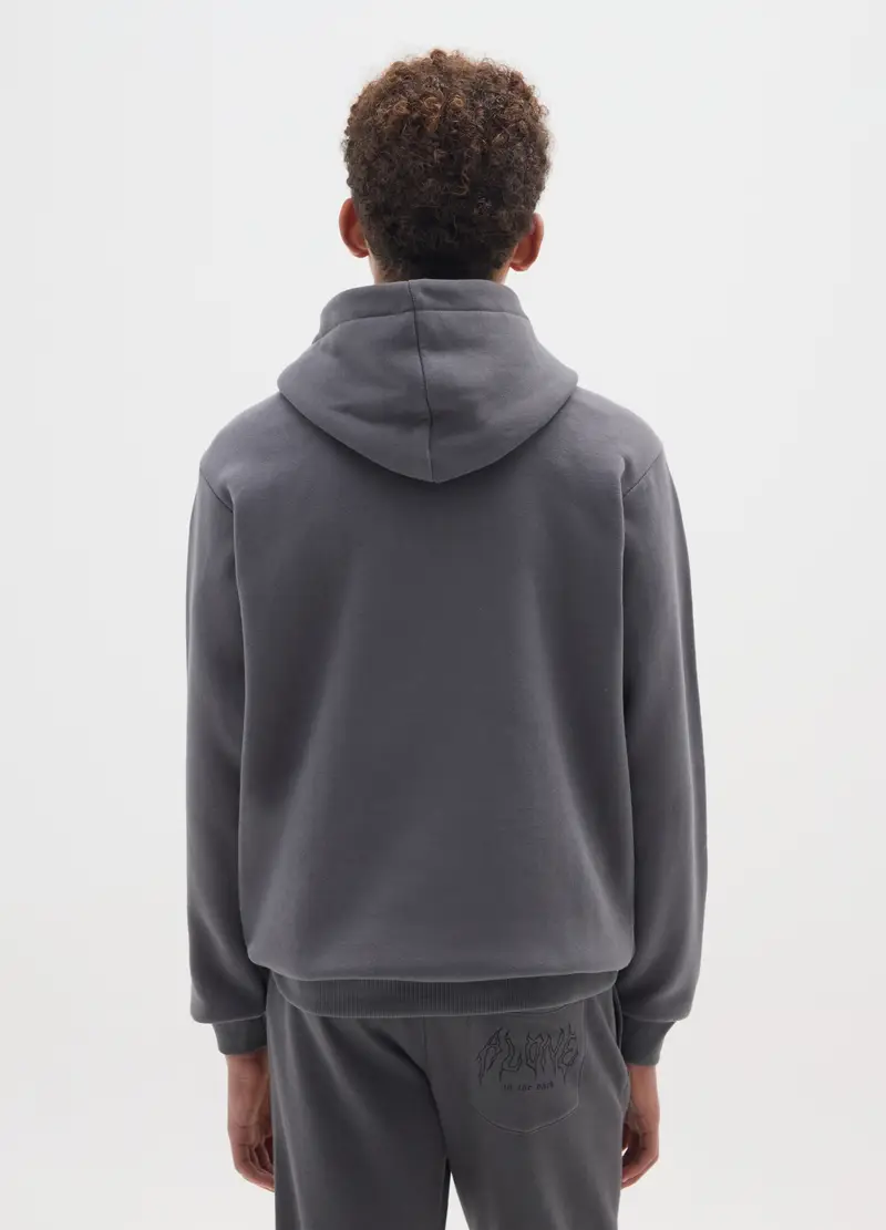 Felpa Da Bambino In Misto Cotone Grigia Con Logo Hard Rock Cafe, Grigio miniatura 2