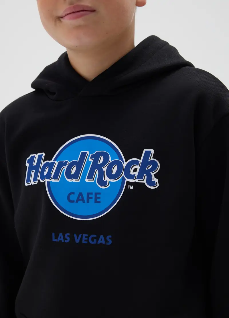 Felpa Da Bambino In Misto Cotone Nero Regular Fit, Nero miniatura 3