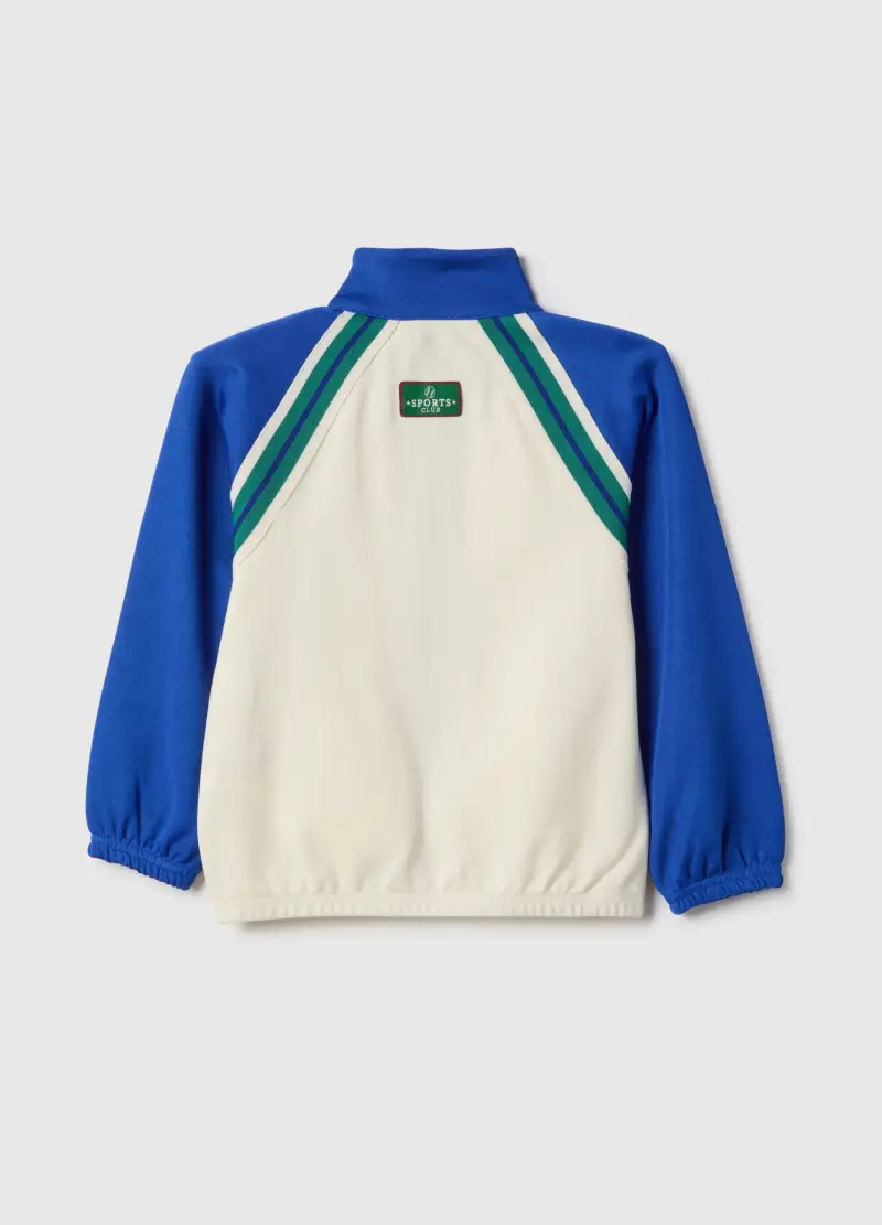 Ovs Kids Maglia Multicolor Da Bambino In Misto Cotone Con Zip miniatura 2