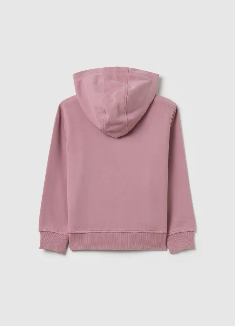 , Full-zip Con Cappuccio E Strass, Bambina, Rosa miniatura 2