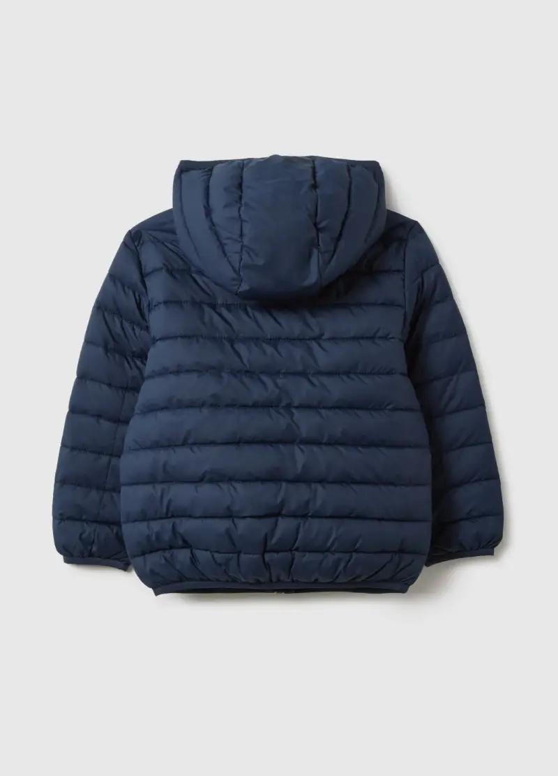 Ovs Kids Giacca Blu Imbottita Bambino Regular Fit Water Repellent miniatura 2