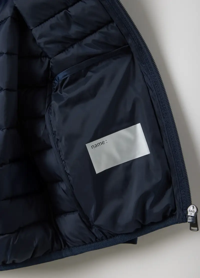 Ovs Kids Giacca Blu Imbottita Bambino Regular Fit Water Repellent miniatura 3