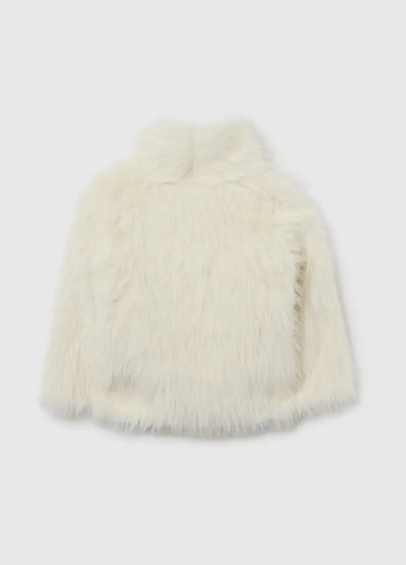 Giacca Da Bambina Bianca Regular Fit, Bianco miniatura 2