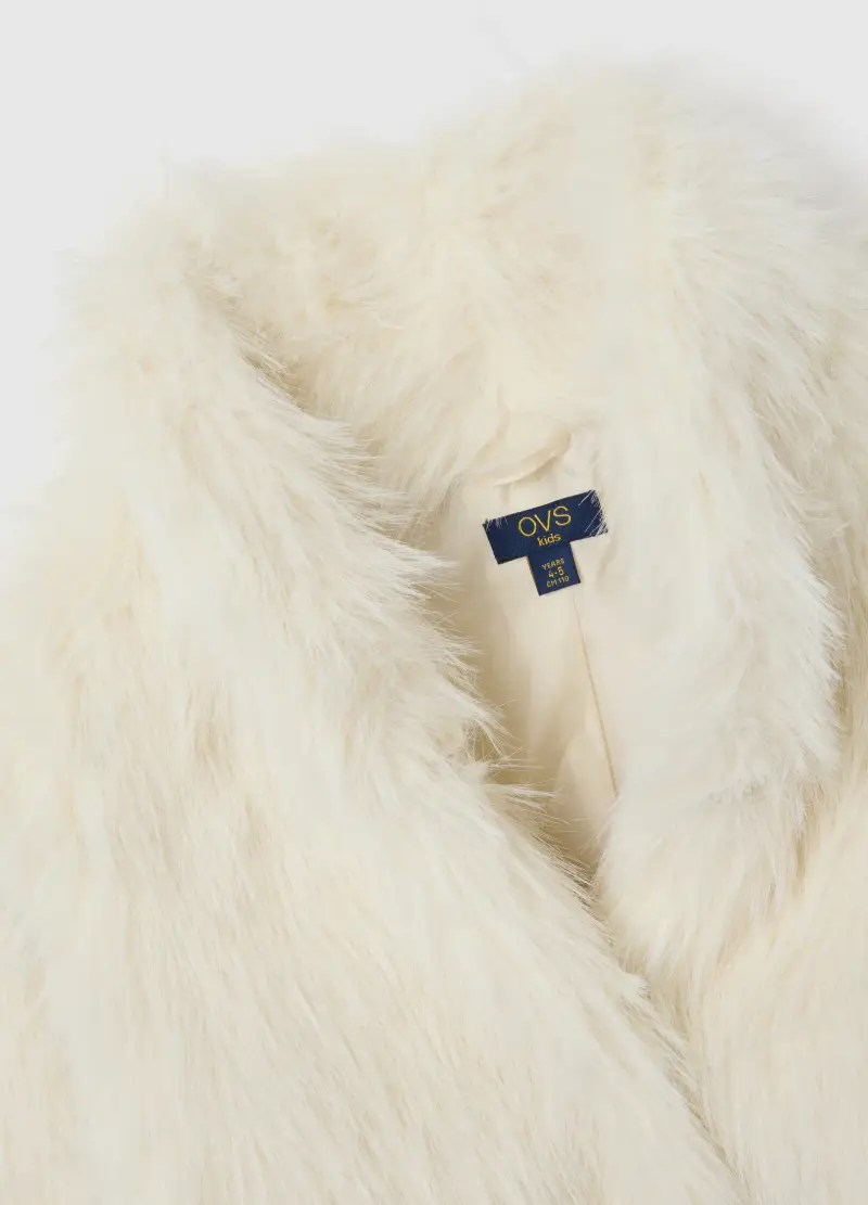 Giacca Da Bambina Bianca Regular Fit, Bianco miniatura 3