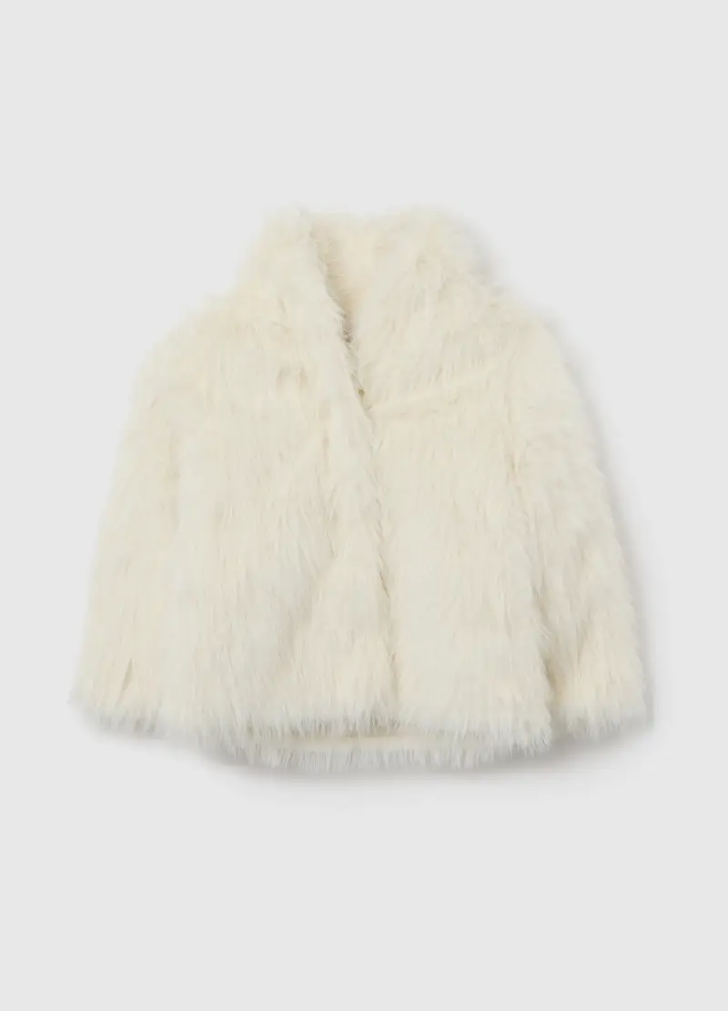 Giacca Da Bambina Bianca Regular Fit, Bianco