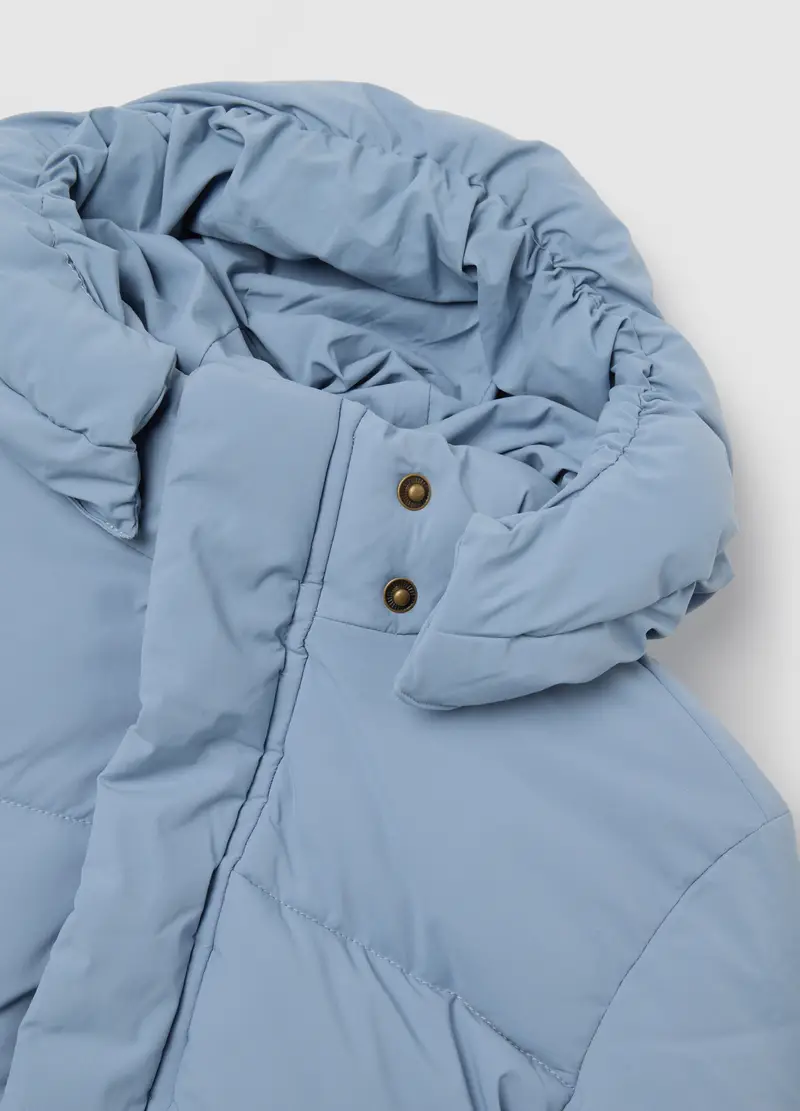 Giacca Imbottita Azzurra Da Bambino Regular Fit Con Cappuccio, Azzurro miniatura 3