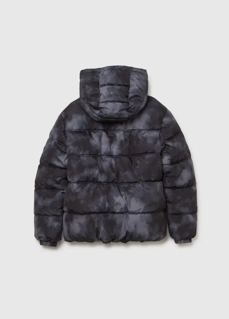 Giacca Imbottita Grigia Da Ragazzo Regular Fit Con Cappuccio, Bambino, Multicolor miniatura 2