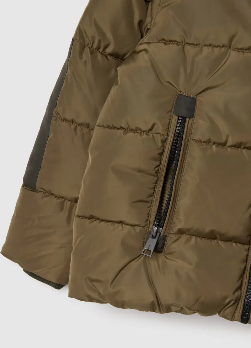 Giacca Marrone Imbottita Per Bambino, Marrone miniatura 3