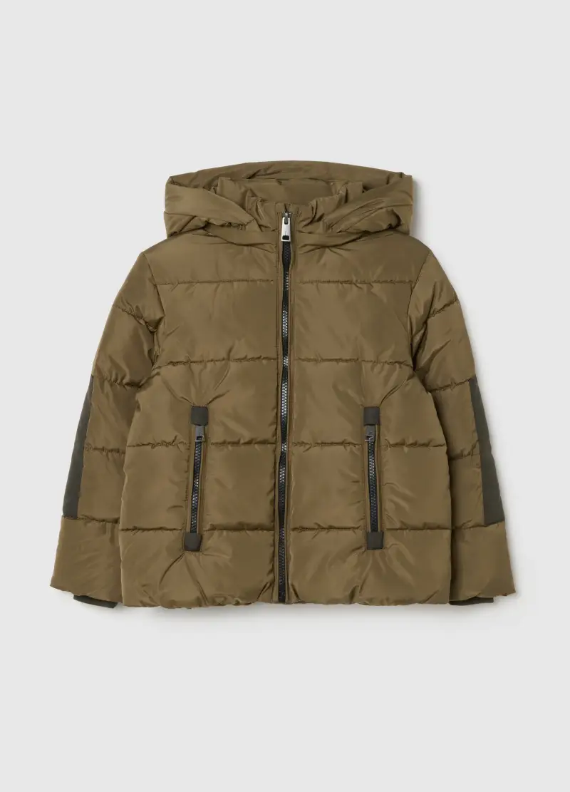 Giacca Marrone Imbottita Per Bambino, Marrone