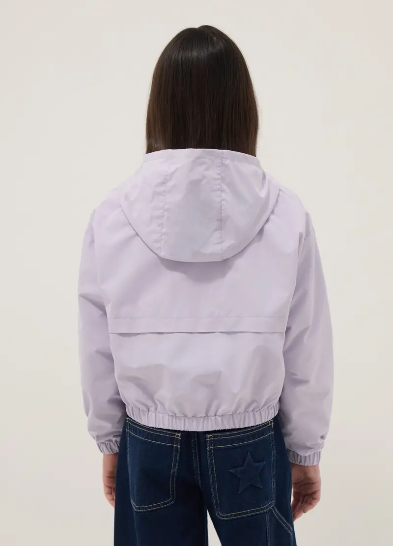 Giacca Viola Con Cappuccio Da Ragazza Regular Fit, Bambina, Viola miniatura 2