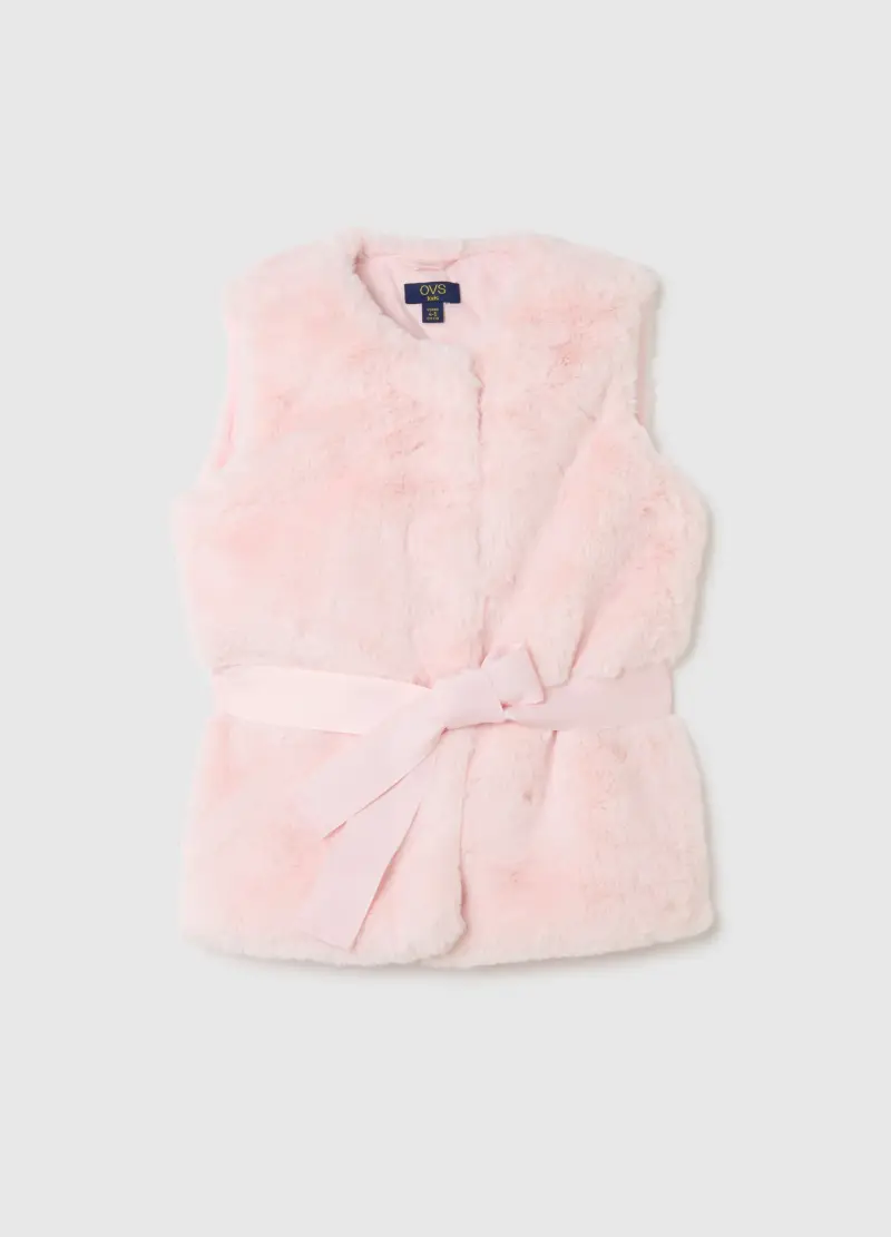 Gilet Da Bambina Rosa Slim Fit, Rosa