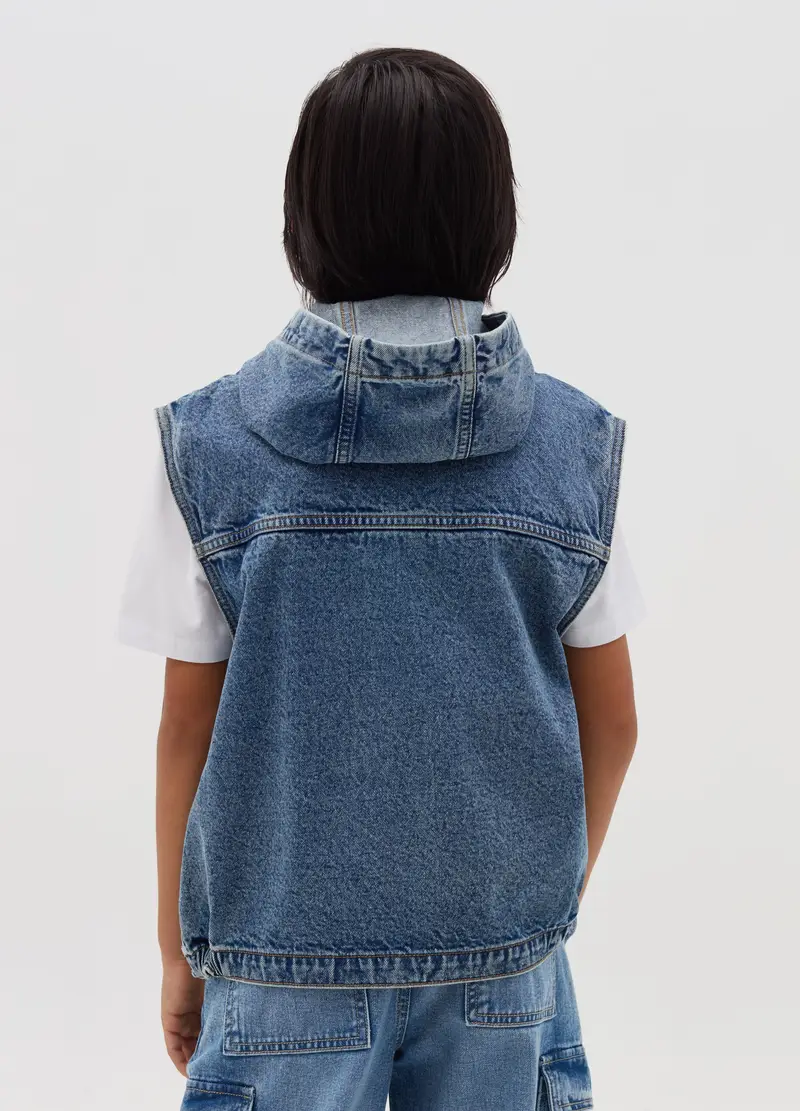 OVS KIDS Gilet Bambino Denim 4306715 miniatura 2