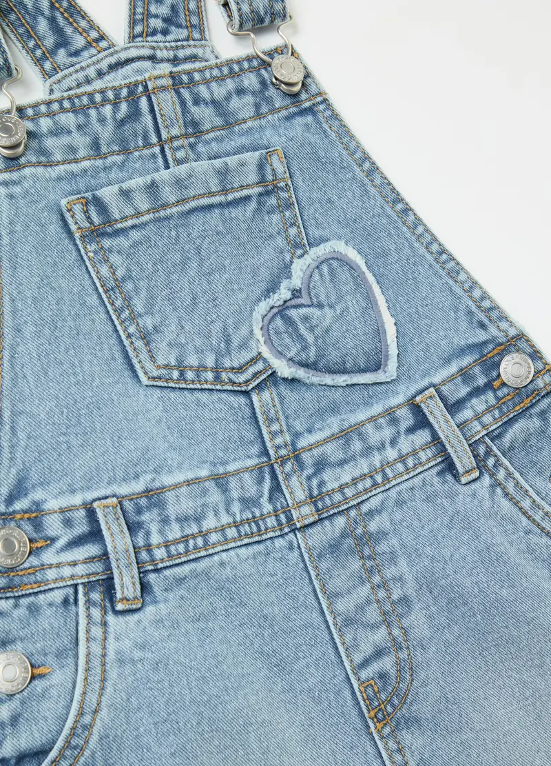 OVS KIDS Salopette Bambina Denim 4306703 miniatura 3