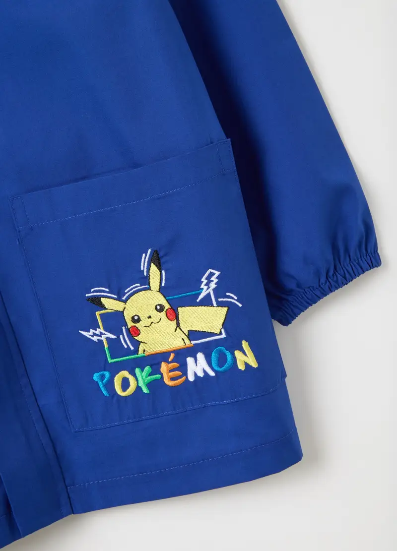 Grembiule Scolastico Da Bambino In Misto Cotone Multicolor Con Zip, Multicolor miniatura 3