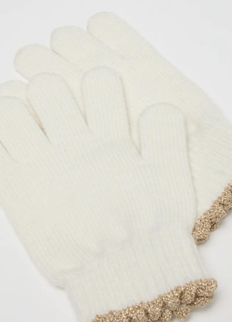 OVS KIDS Guanti Bambina Bianco 4315716 miniatura 3