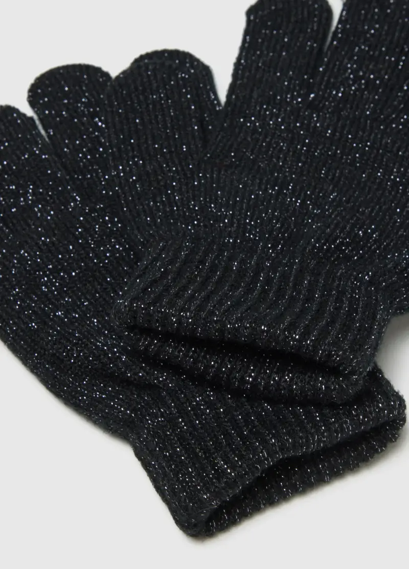 OVS KIDS Guanti Bambina Nero 3005172 miniatura 2