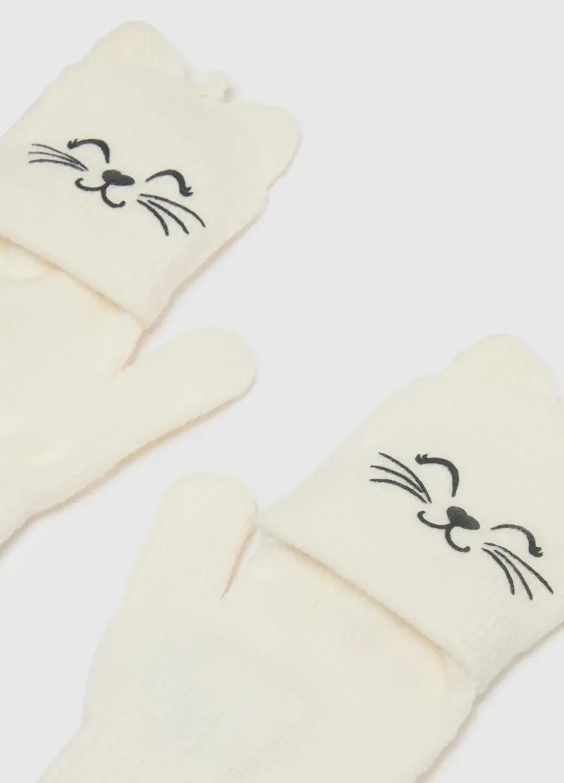 OVS KIDS Guanti Bambina Bianco 3048343 miniatura 2