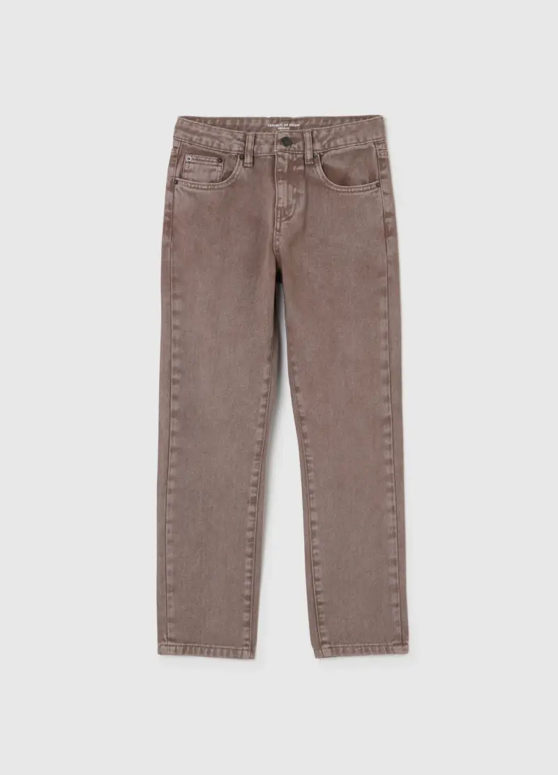 OVS KIDS Jeans Ragazzo Marrone 3456390