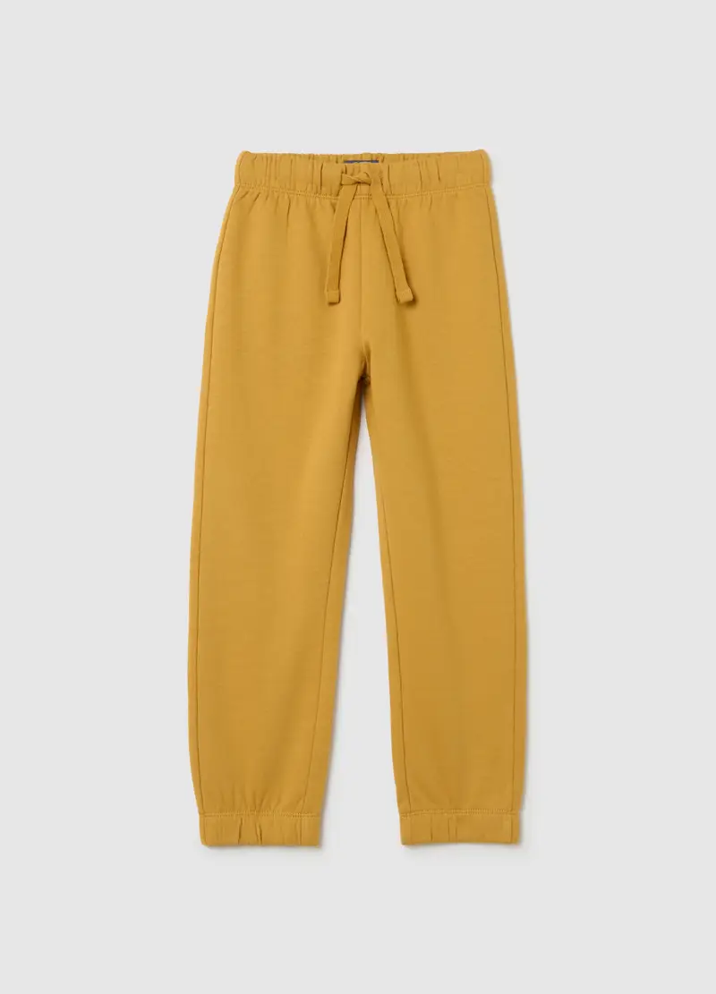 Jogger Da Bambino In Puro Cotone Gialli Jogger, Giallo