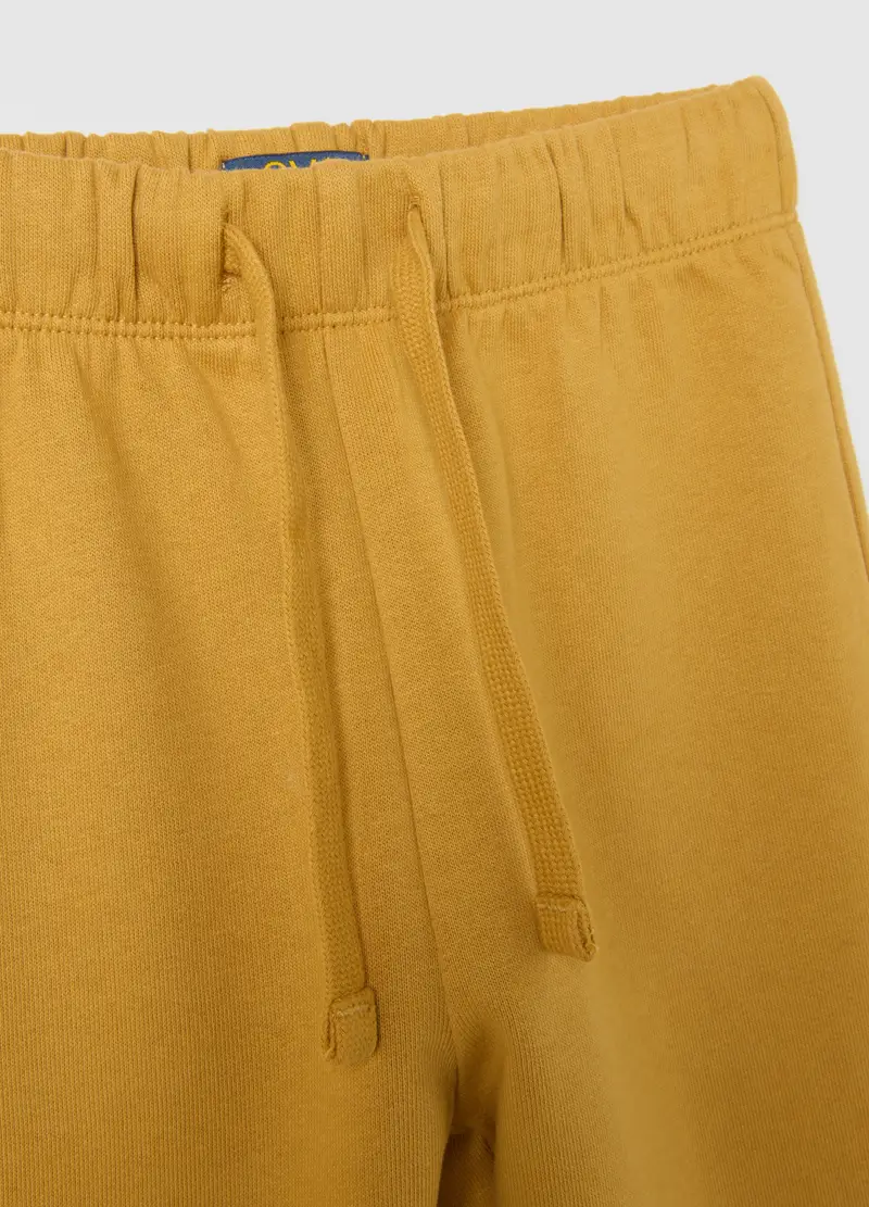 Jogger Da Bambino In Puro Cotone Gialli Jogger, Giallo miniatura 3