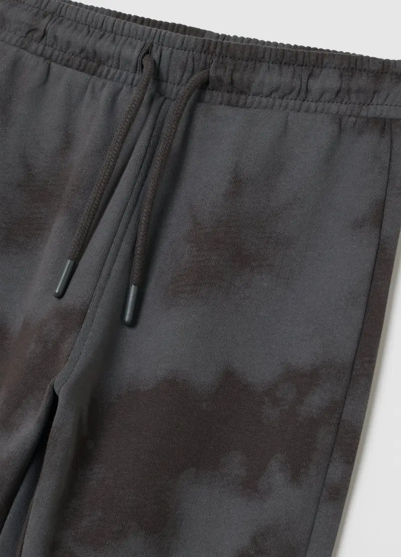 Jogger Multicolor Da Bambino In Puro Cotone Con Motivo Tiedye, Multicolor miniatura 3