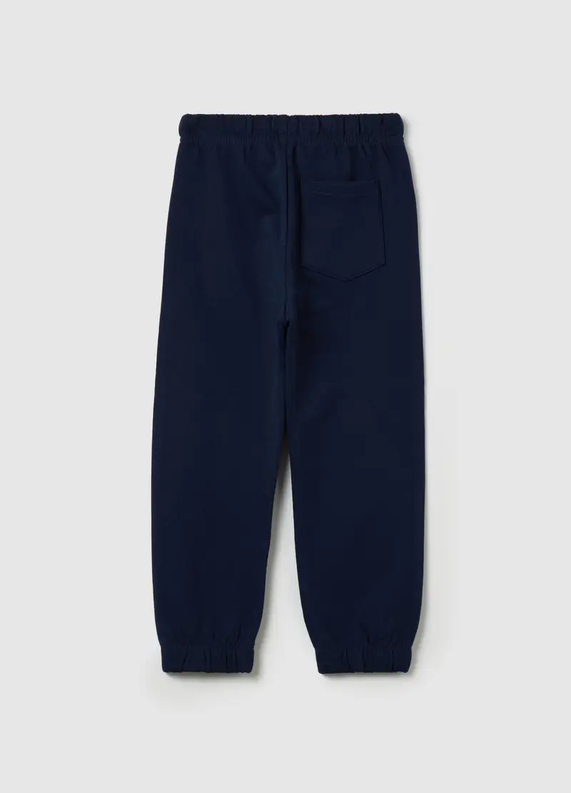 Joggers Con Coulisse E Profili Elasticati, Bambino, Blu miniatura 2