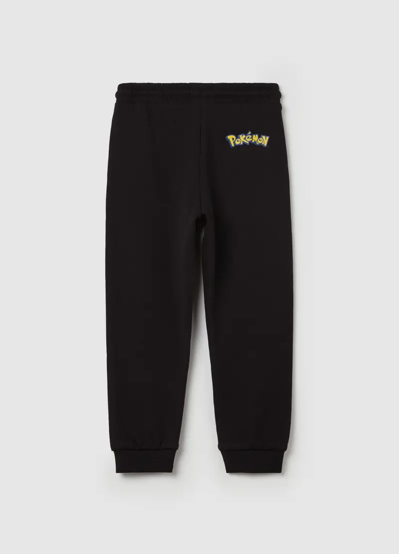 Joggers Con Coulisse E Stampa Pokemon, Bambino, Nero miniatura 2