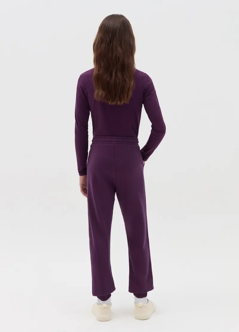 Joggers Con Stampa Gotica "dreamer", Bambina, Viola miniatura 3