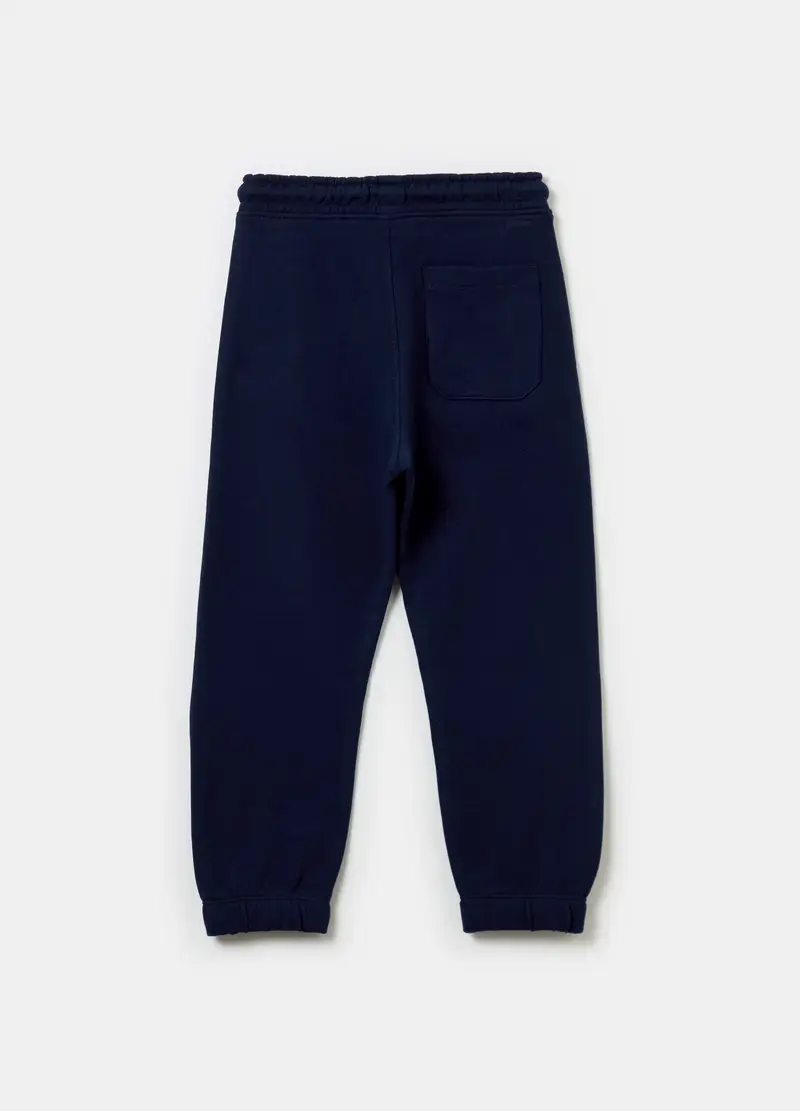 Joggers Essential In Cotone Con Coulisse, Bambino, Blu miniatura 2